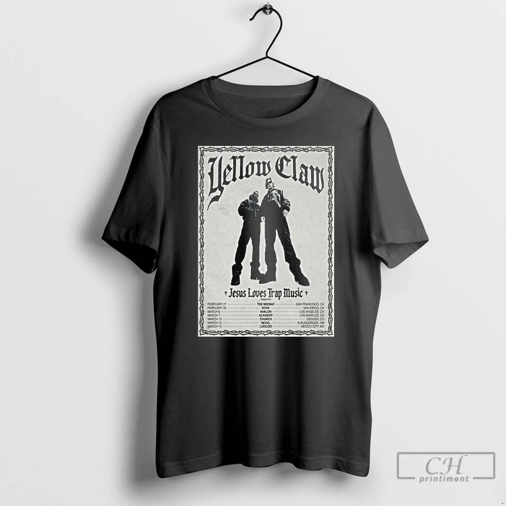 Premium Yellow M F Claw Jesus Love Trap Music 2026