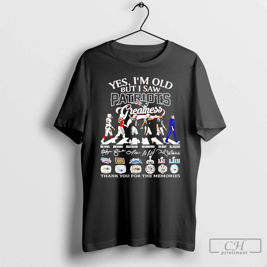 Premium Yes Im Old But I Saw England Patriots Greatness Team Players T Shirts Sweater