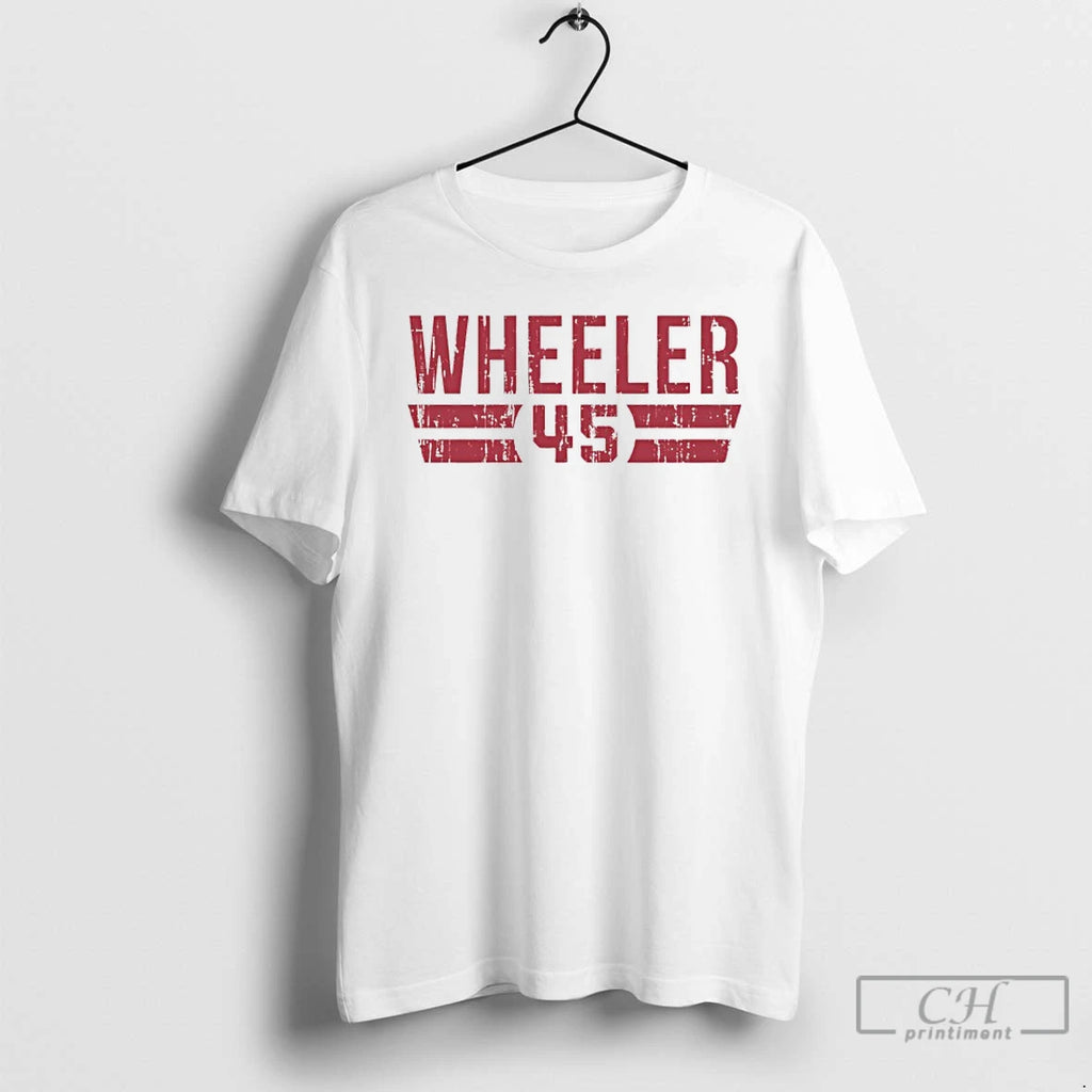 Premium Zack Wheeler 45 Philadelphia Phillies Player Name And Number