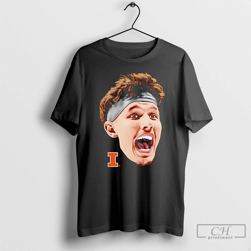Premium Zvonimir Ivisic Llinois Fighting Illini Portrait Big Head