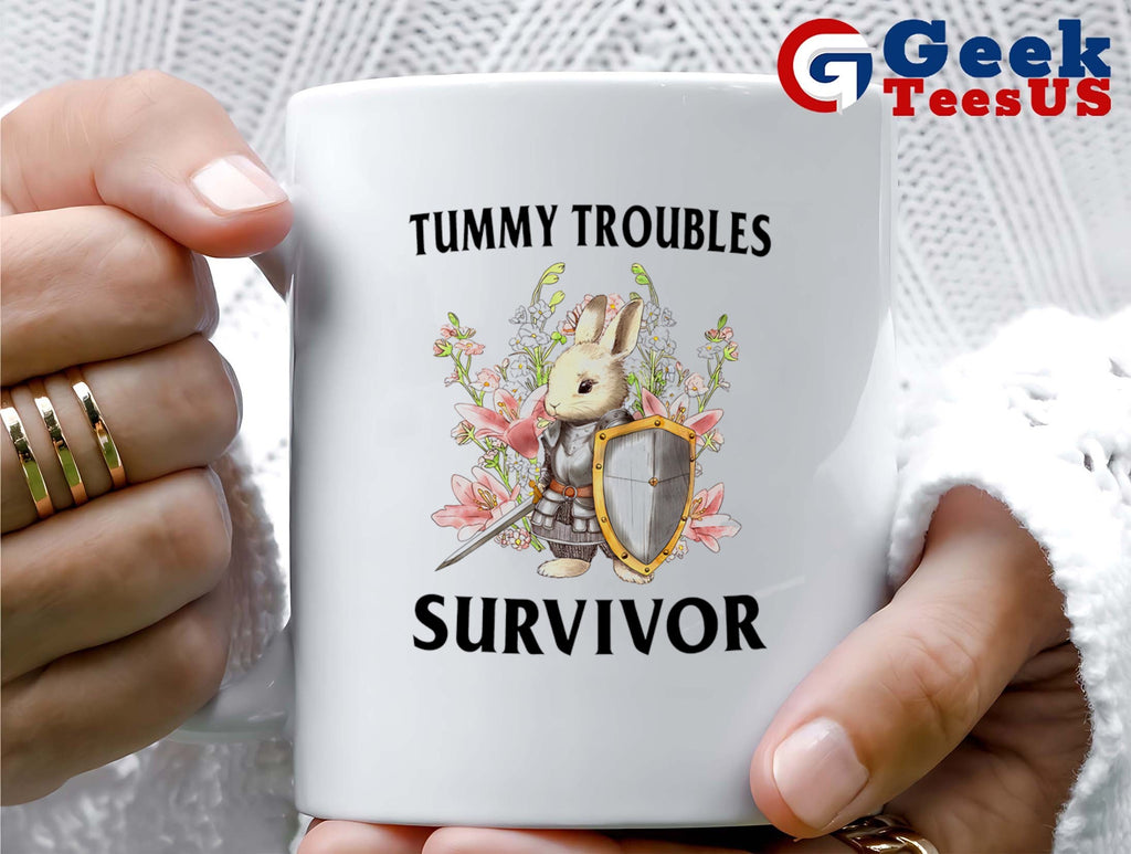 Rabbit tummy troubles survivor shirt