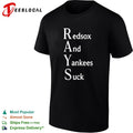 Rays Red Sox and Yankees Suck MLB baseball rivalry shirt