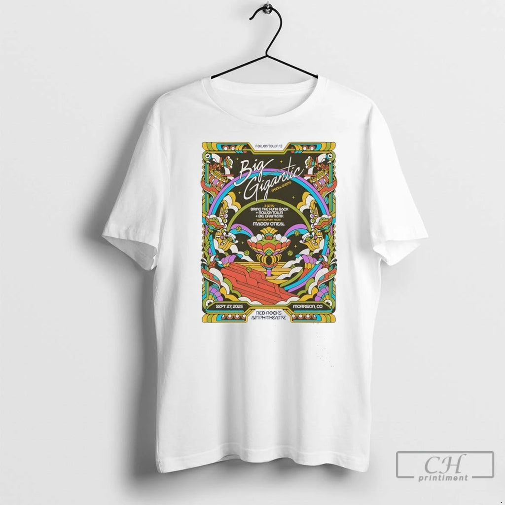 Red Rocks 2025 Big Gigantic T Shirts