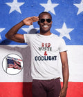 Red White and Godlight Patriotic Graphic T-Shirt