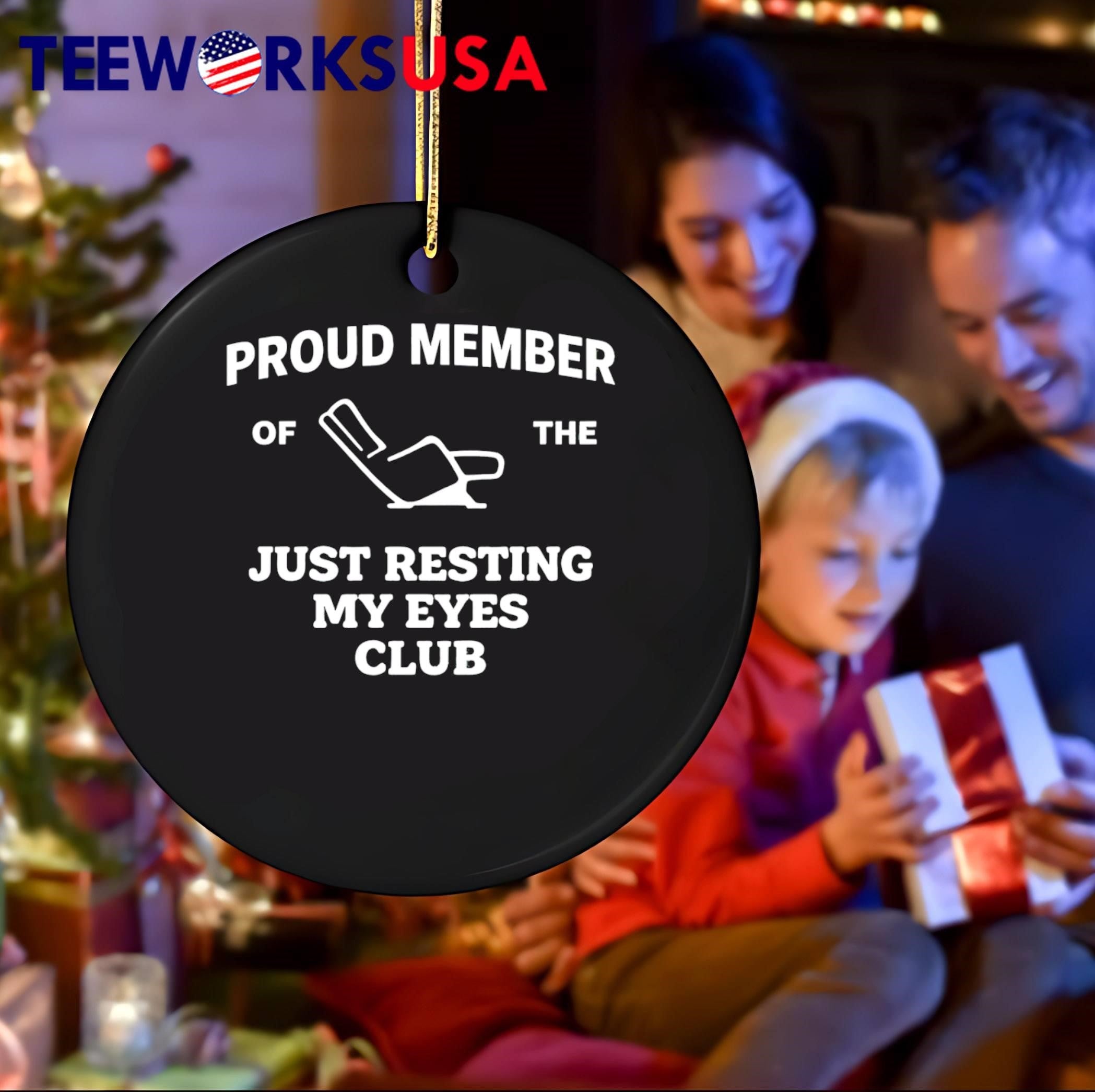 Resting Eyes Club Proud Member Recliner Shirt