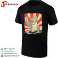 Retro DJ Cat with Headphones and Sunglasses shirt