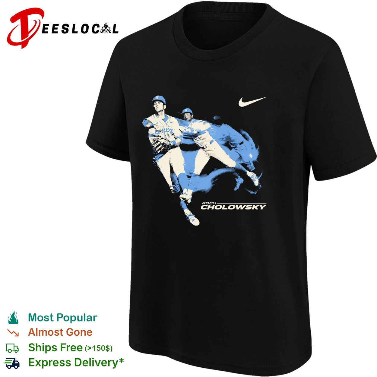Roch Cholowsky Halftone Baseball shirt
