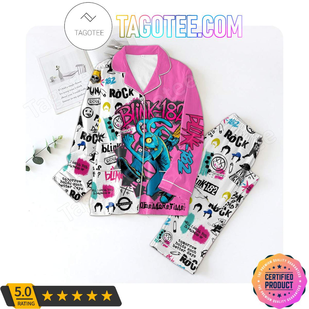 Rock Blink-182 One More Time Matching Pajama Sets