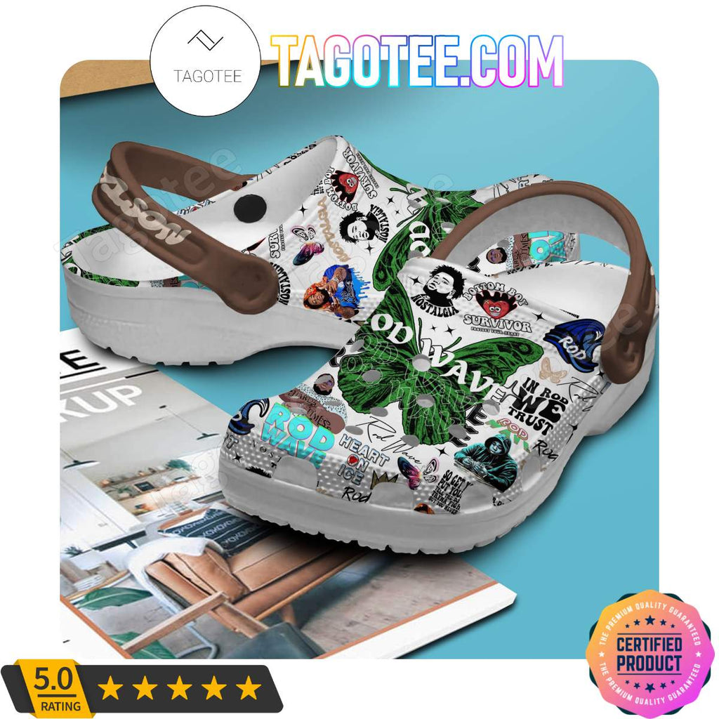 Rod Wave Nostalgia Crocs Clogs