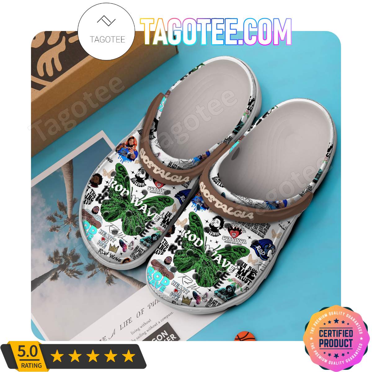 Rod Wave Nostalgia Crocs Clogs