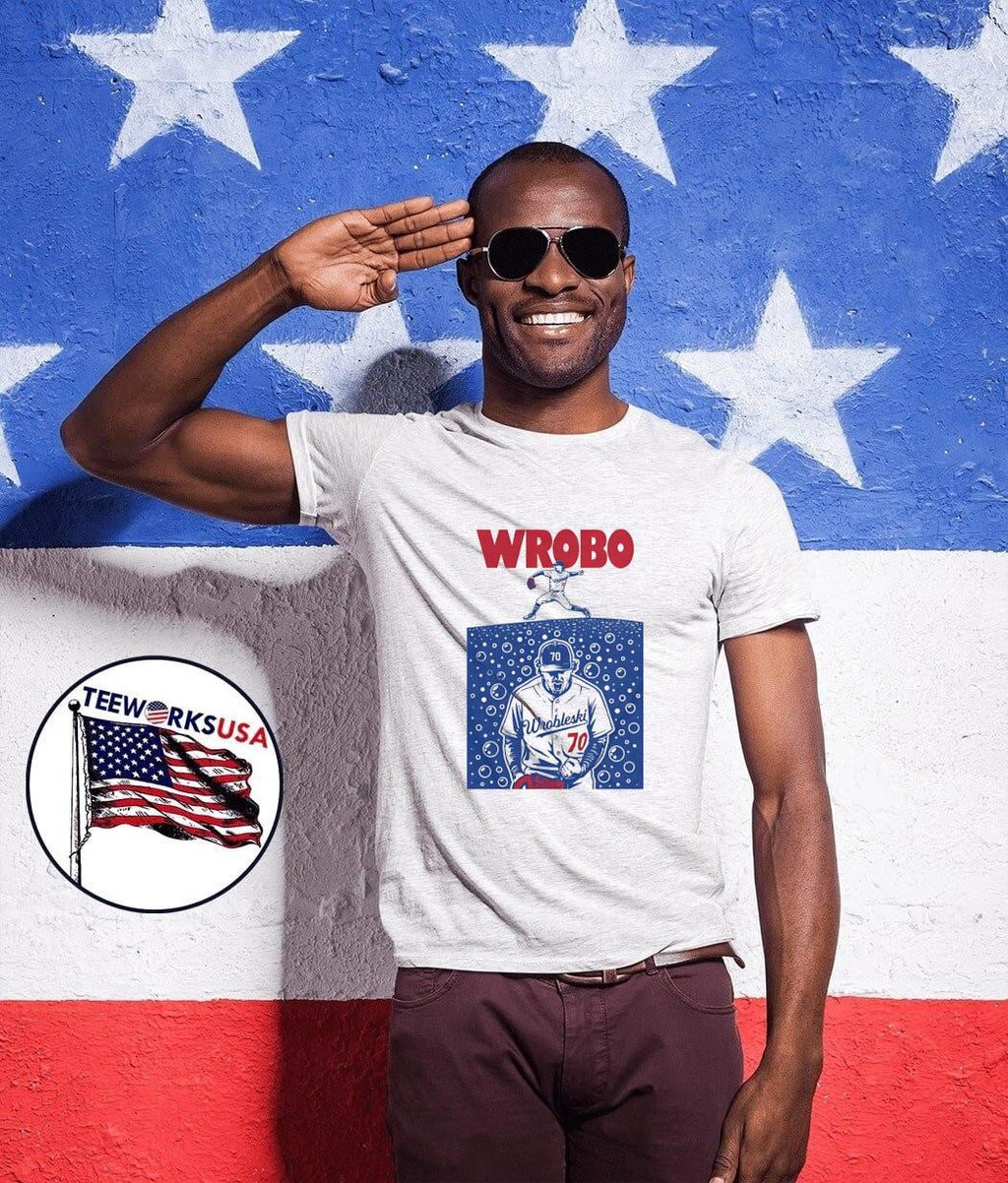 Roto Wear Players Wrobo Wrobleski 70 Pitching Baseball T-Shirt