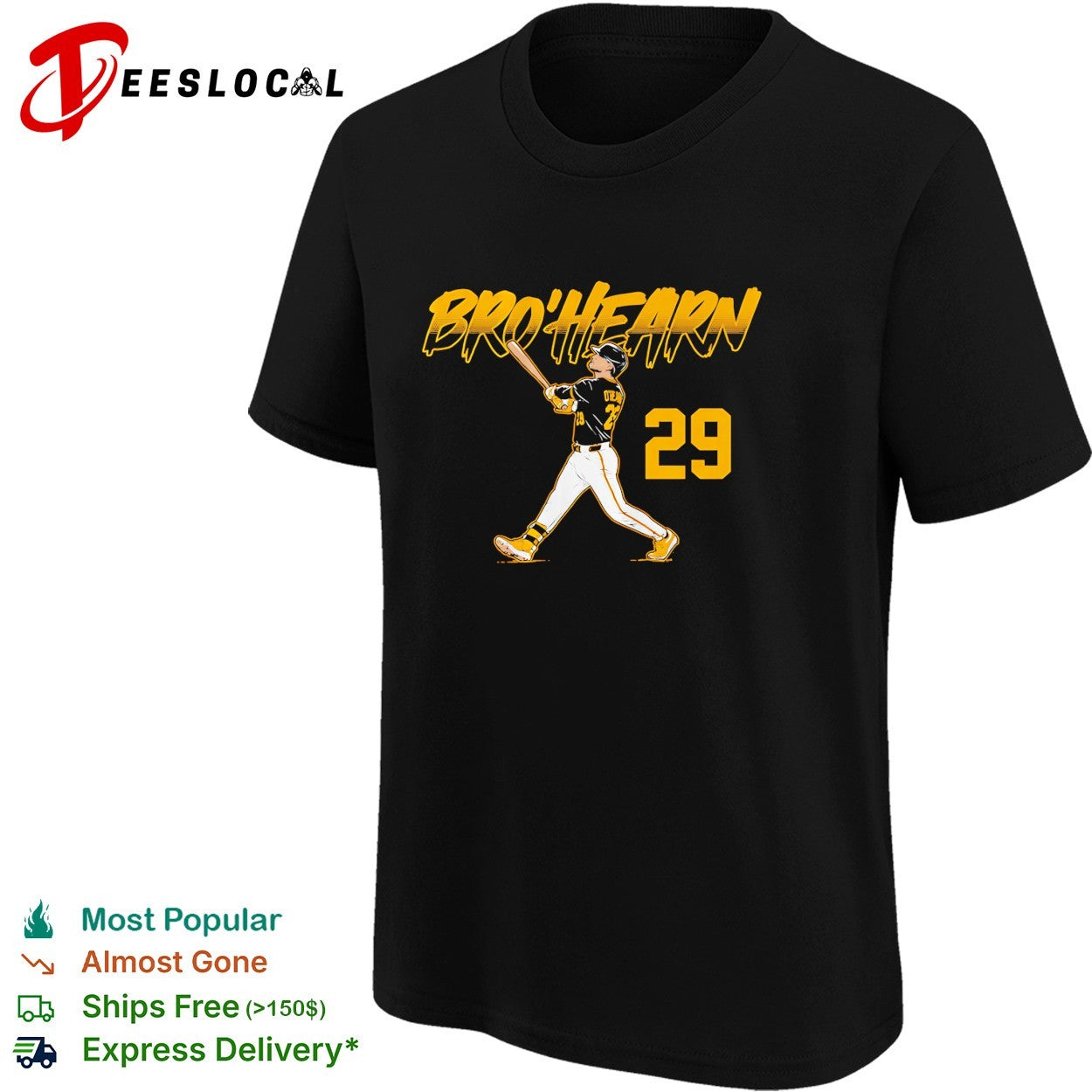 Ryan O’Hearn number 29 Bro’Hearn Pittsburgh Pirates retro shirt