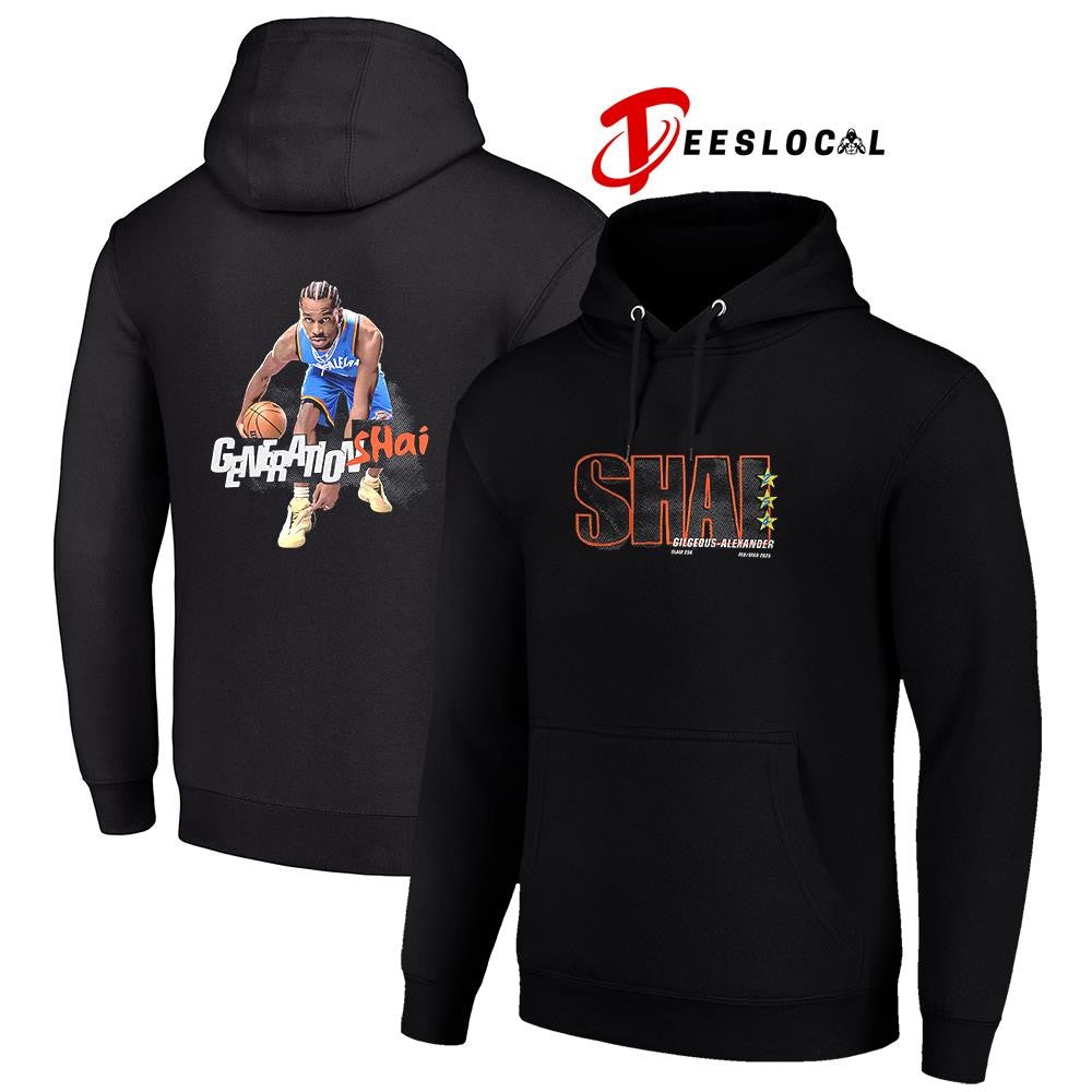 SLAM Shai Gilgeous Alexander Generation Shai pose graphic shirt