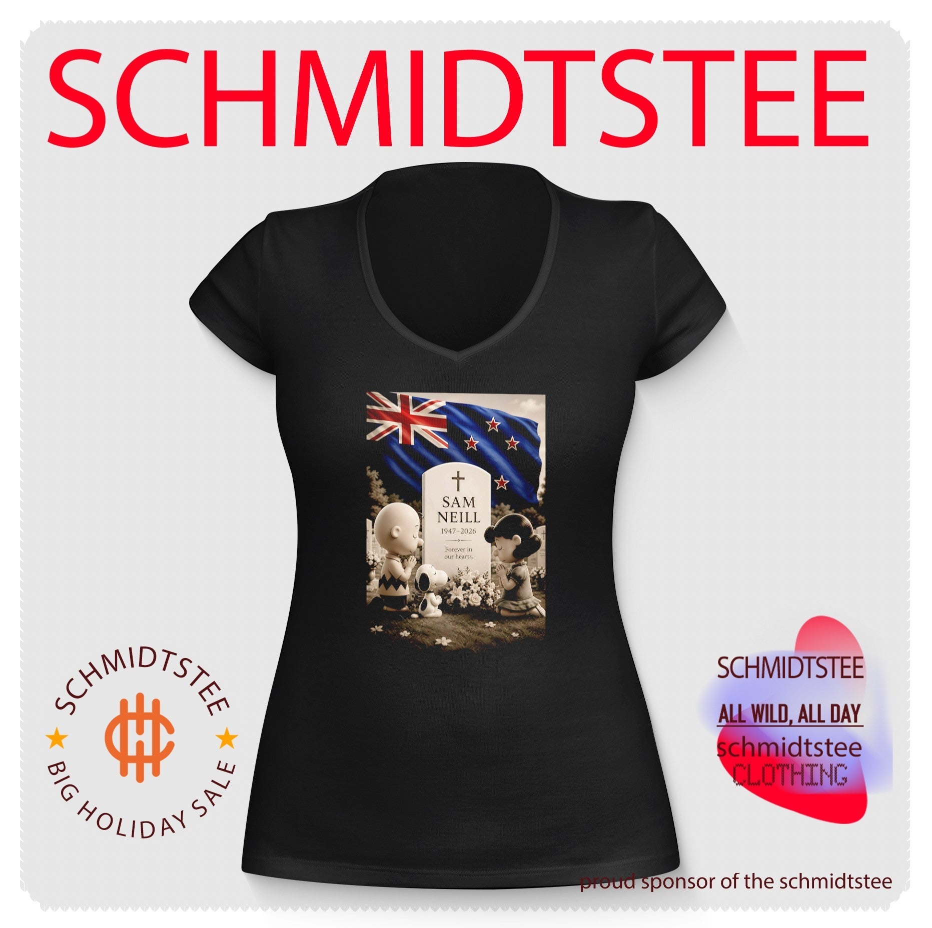 Sam Neill 1947-2026 Forever in Our Hearts Tribute shirt