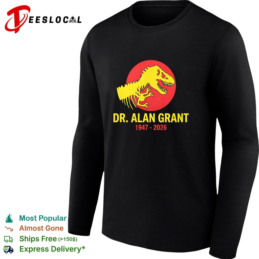 Sam Neill Memorial Dr Alan Grant tribute shirt