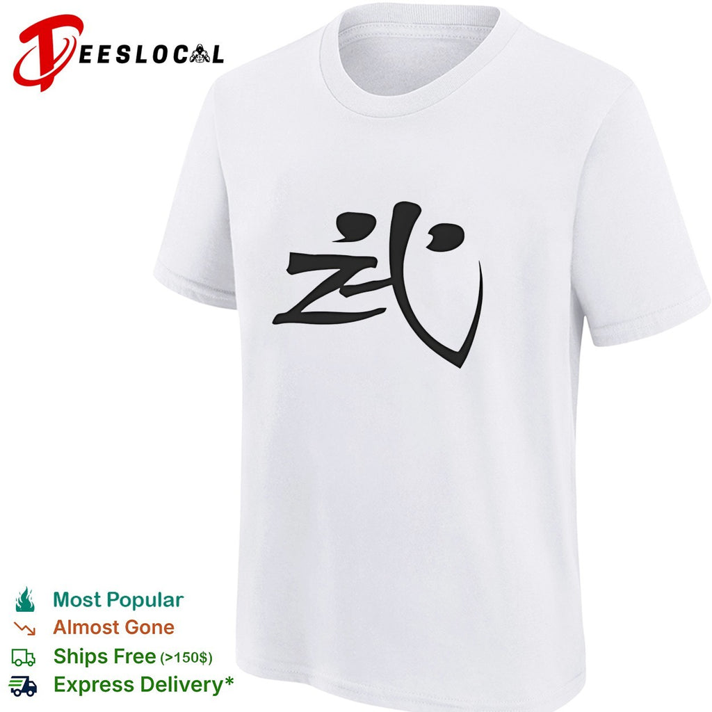 Samurai Kanji Warrior text shirt