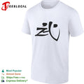 Samurai Kanji Warrior text shirt