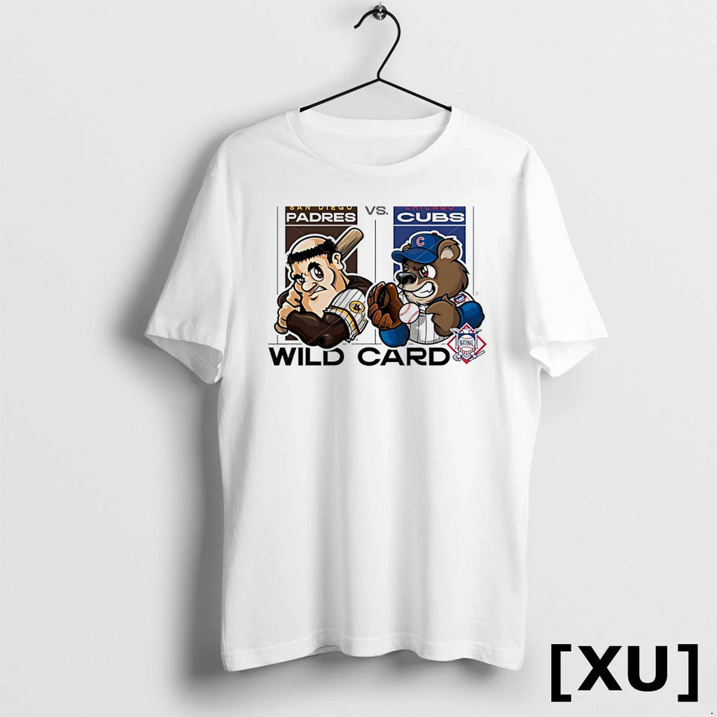 San Diego Padres Vs Chicago Cubs 2025 Mlb Wild Card Matchup Mascot Tshirts Sweater