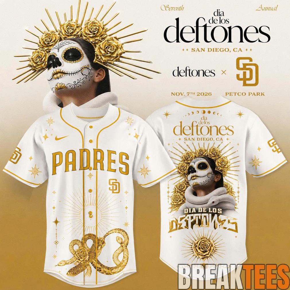 San Diego Padres x Dia De Los Deftones Baseball Jersey