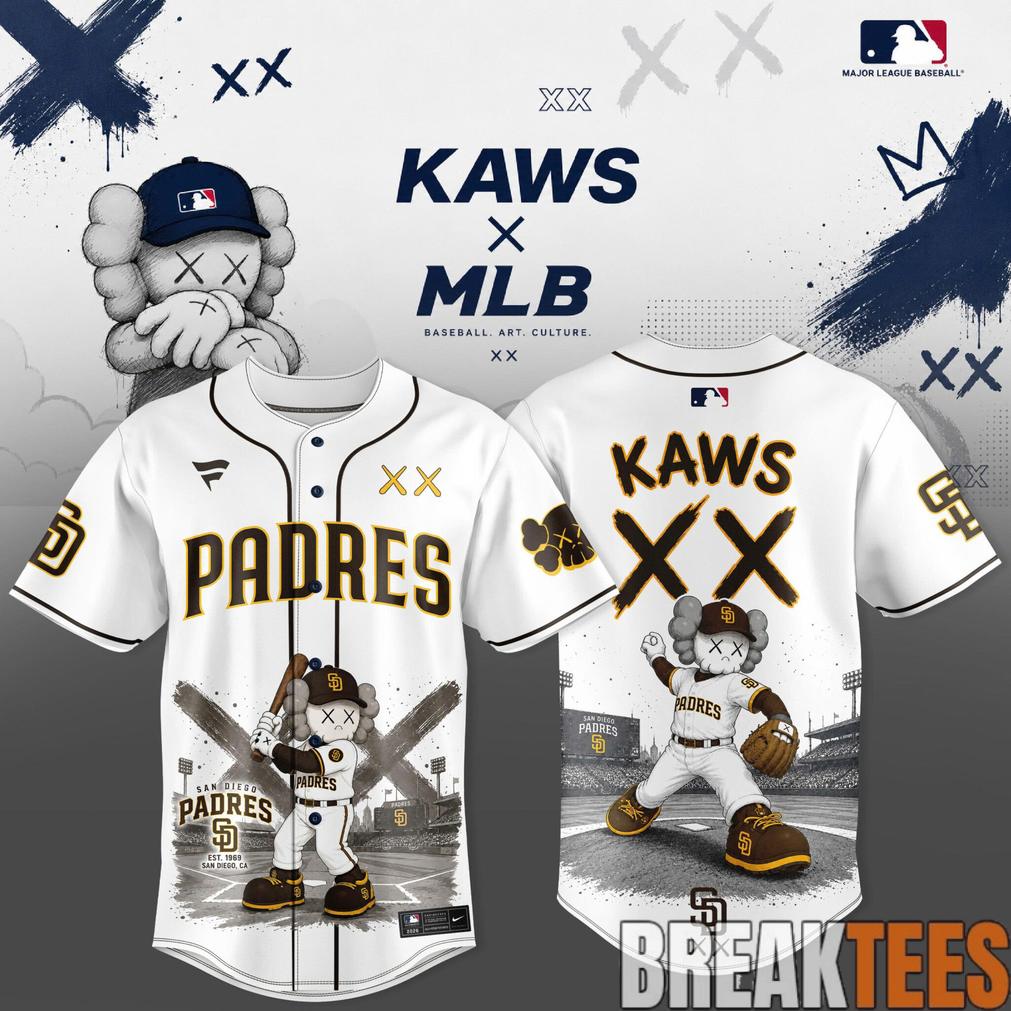 San Diego Padres x KAWS Baseball Jersey