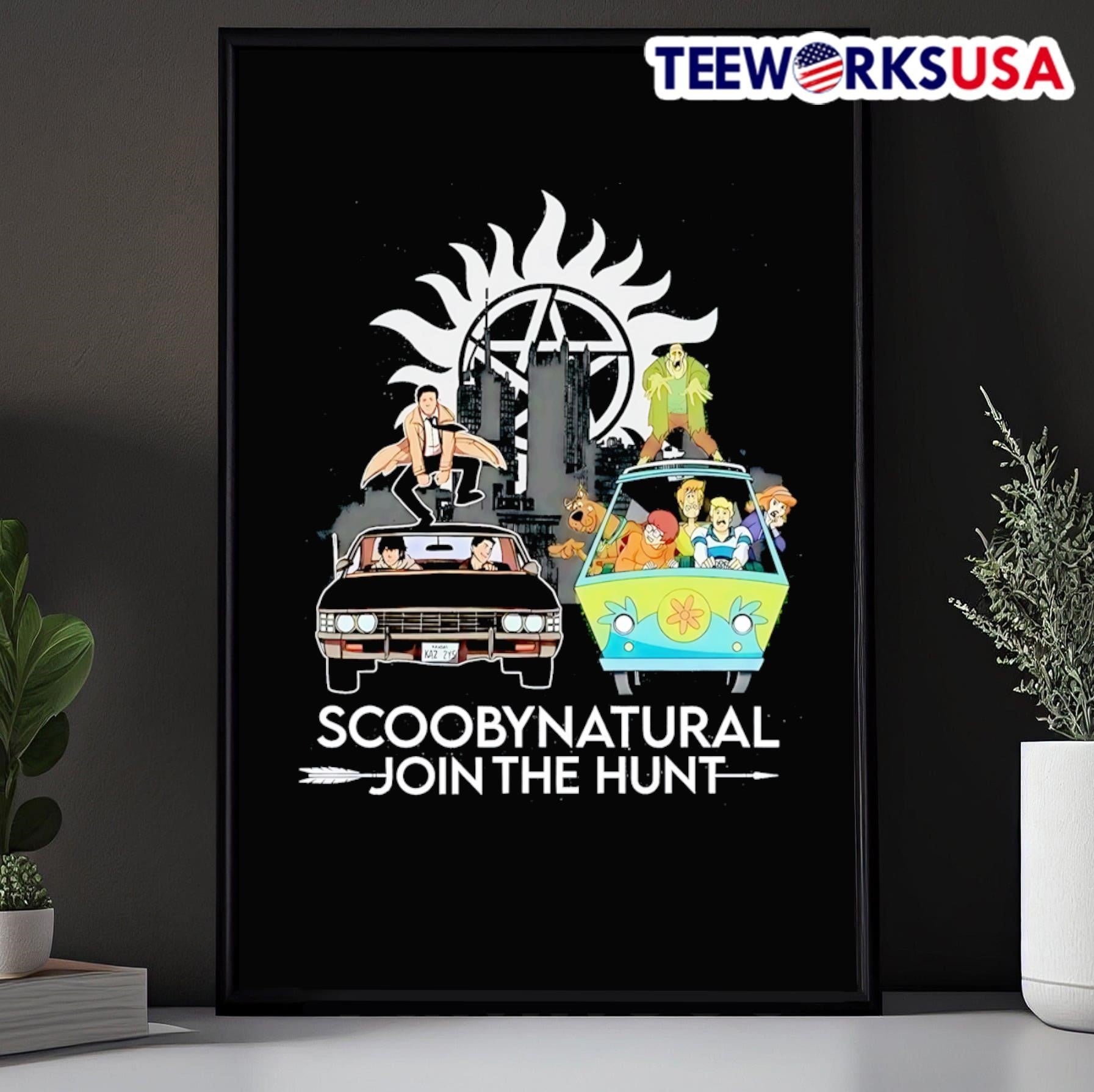 Scoobynatural Join The Hunt Supernatural And Scooby-Doo Characters Shirt