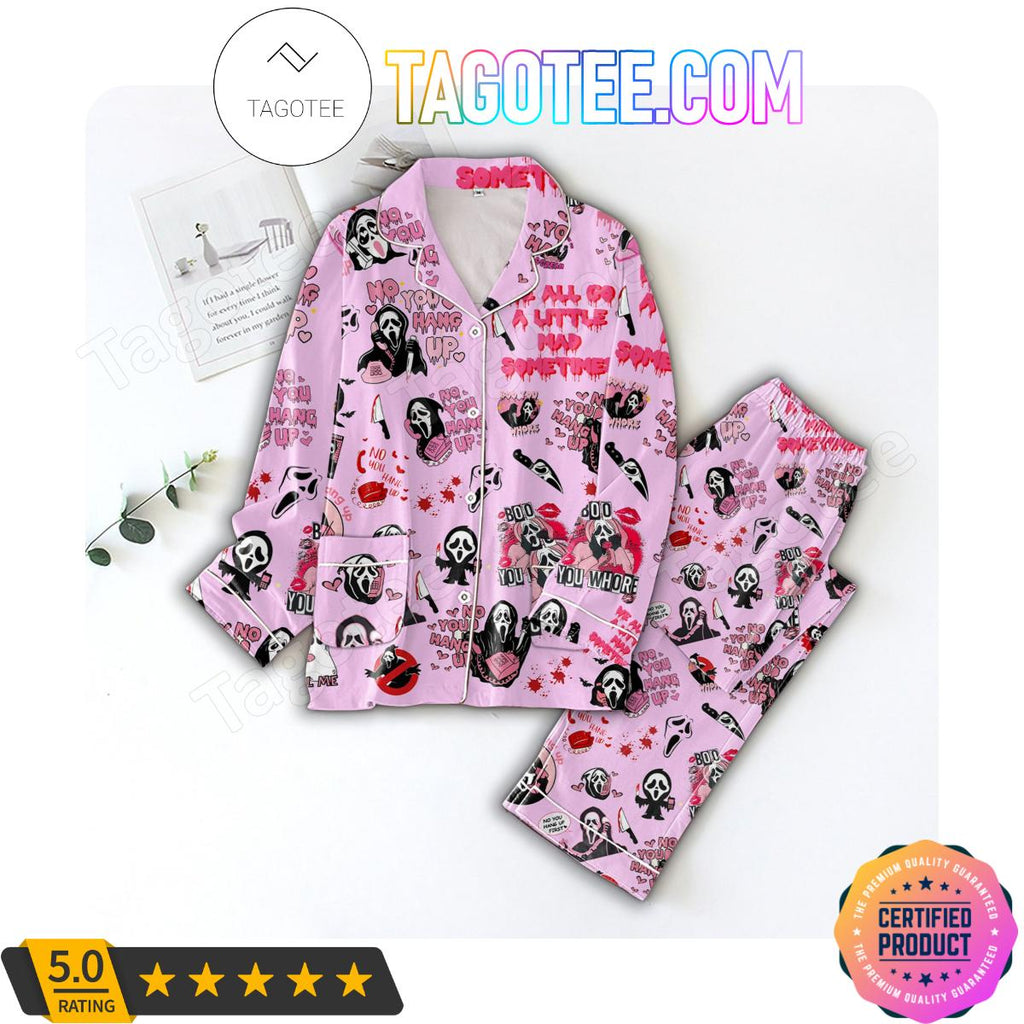 Scream We All Go A Little Mad Sometimes Women’s Pajamas Set