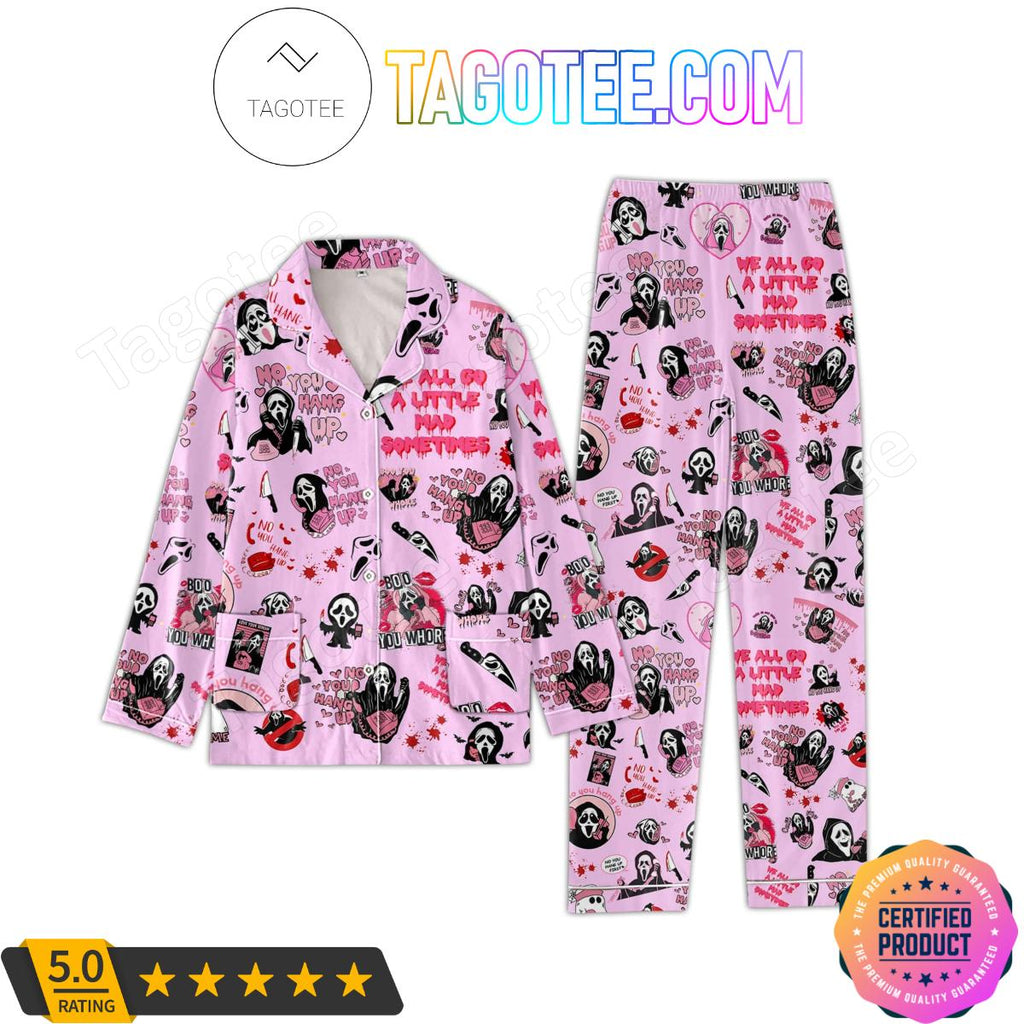 Scream We All Go A Little Mad Sometimes Women’s Pajamas Set