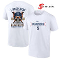 Seattle Mariners I need new haters the old ones became my fans skull baseball shirt