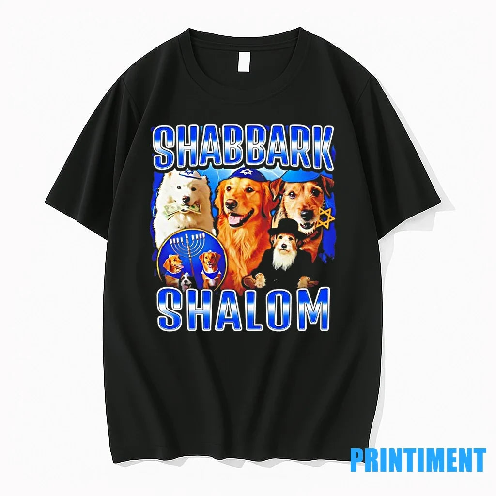 Shabbark Shalom Jewish Dogs Tshirts Sweater Unisex , , , Long Sleeve Tee