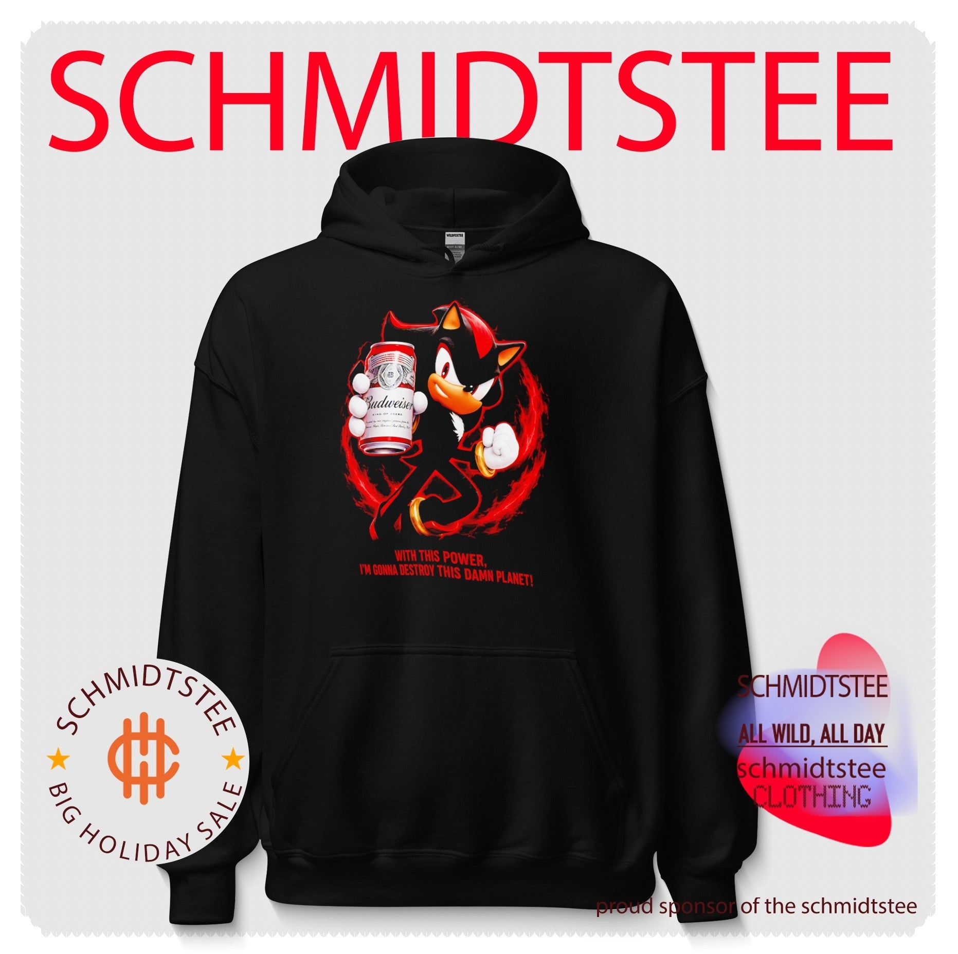 Shadow Budweiser Beer Destroy This Damn Planet Meme shirt