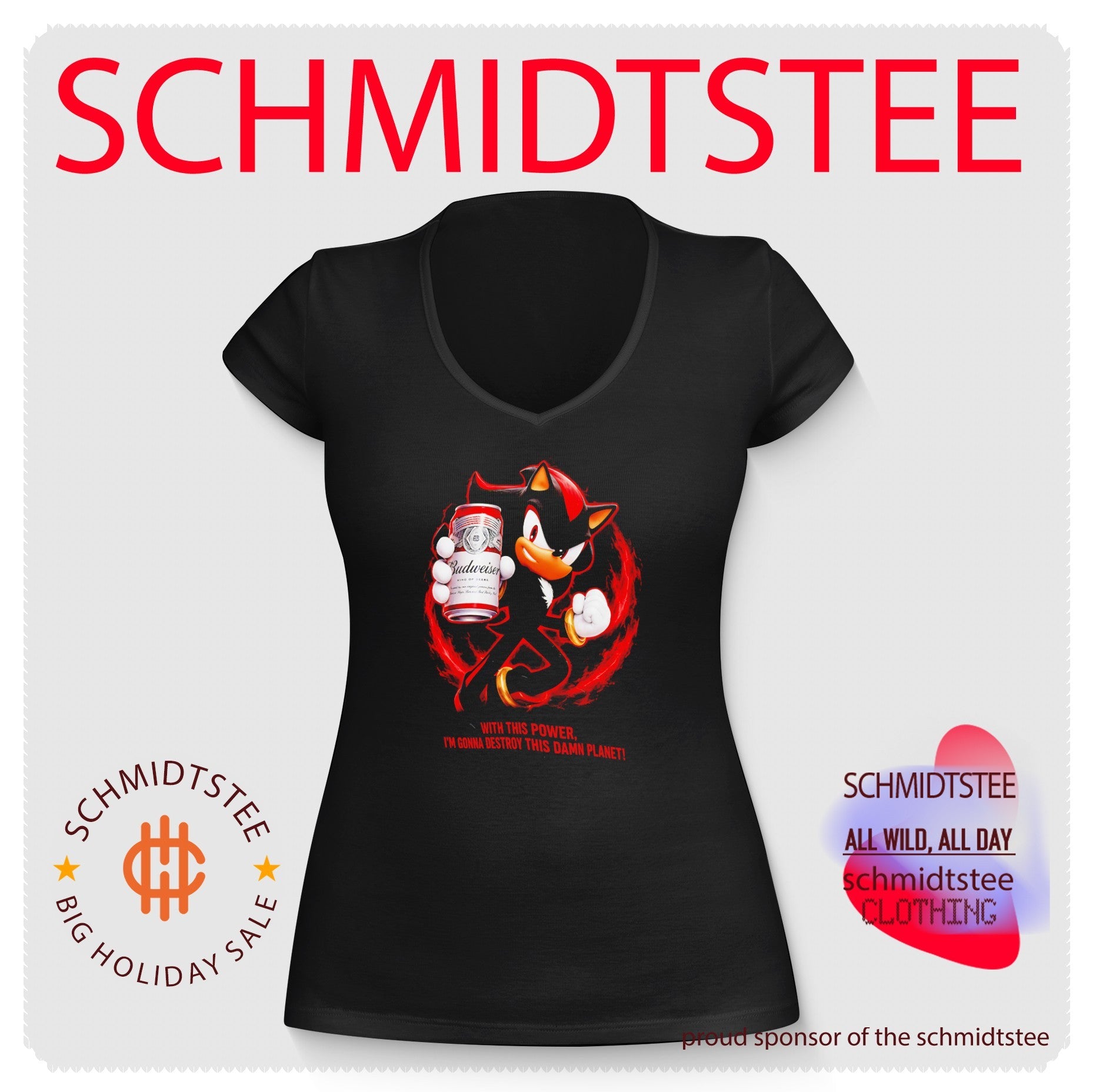 Shadow Budweiser Beer Destroy This Damn Planet Meme shirt
