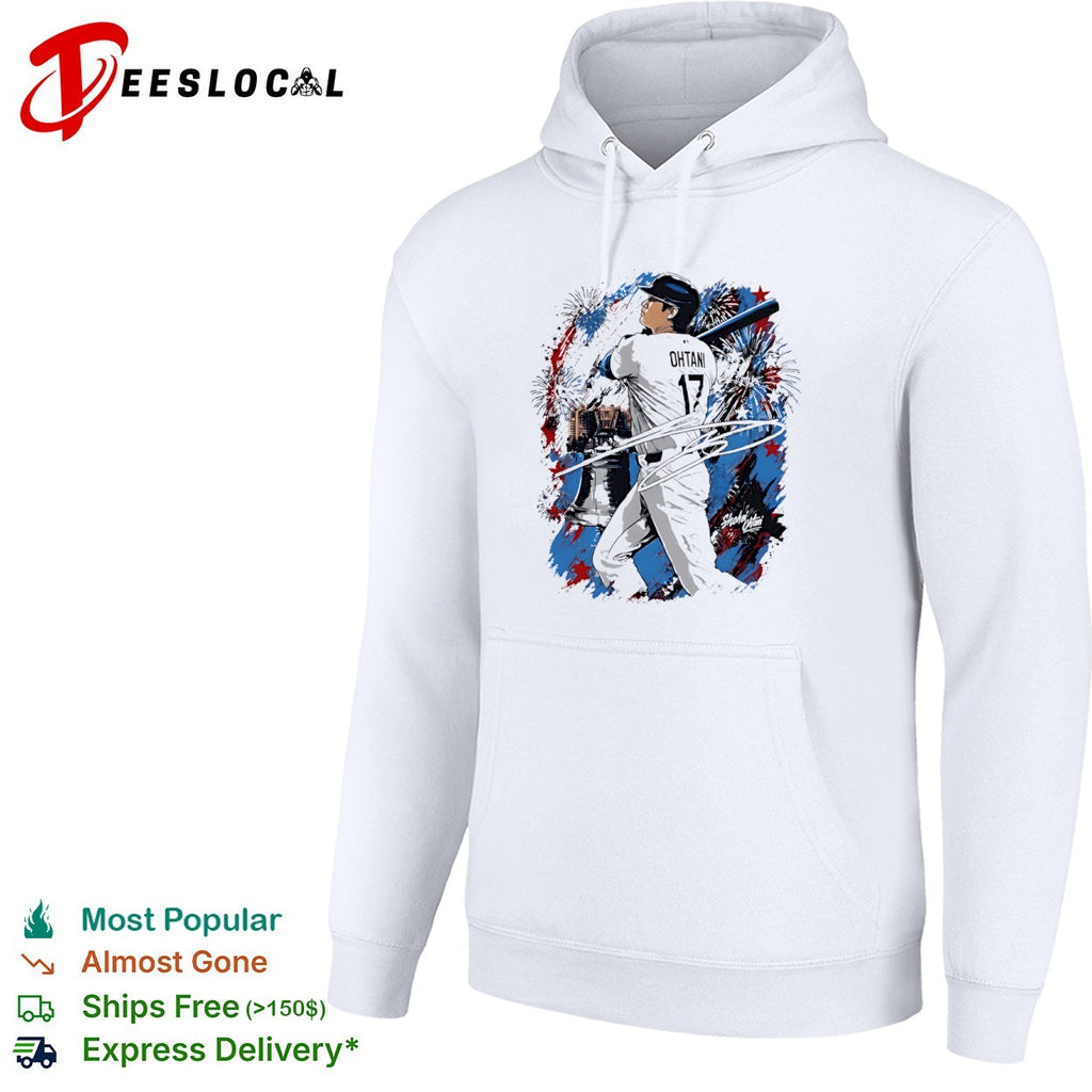 Shohei Ohtani 17 Signature Fireworks MLB shirt