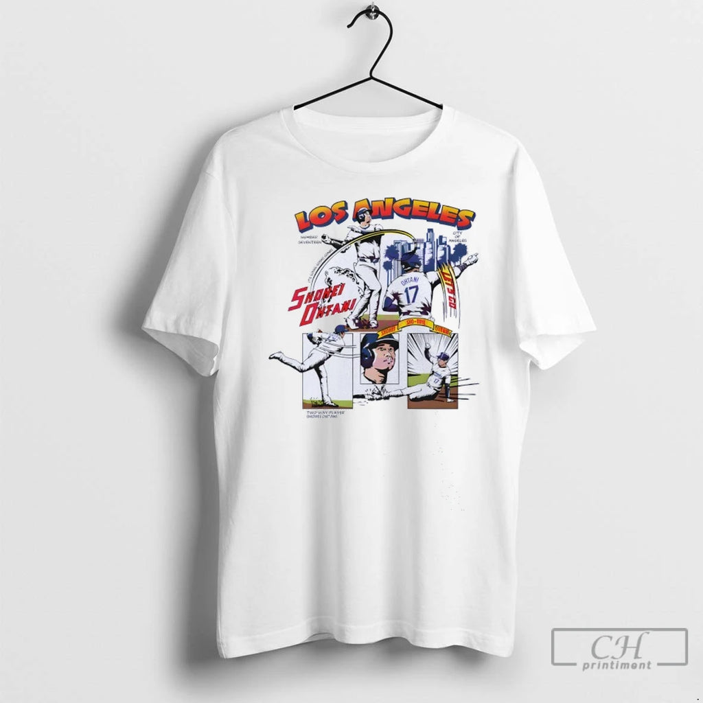Shohei Ohtani Los Angeles Dodgers Shohei Sho Time T Shirts
