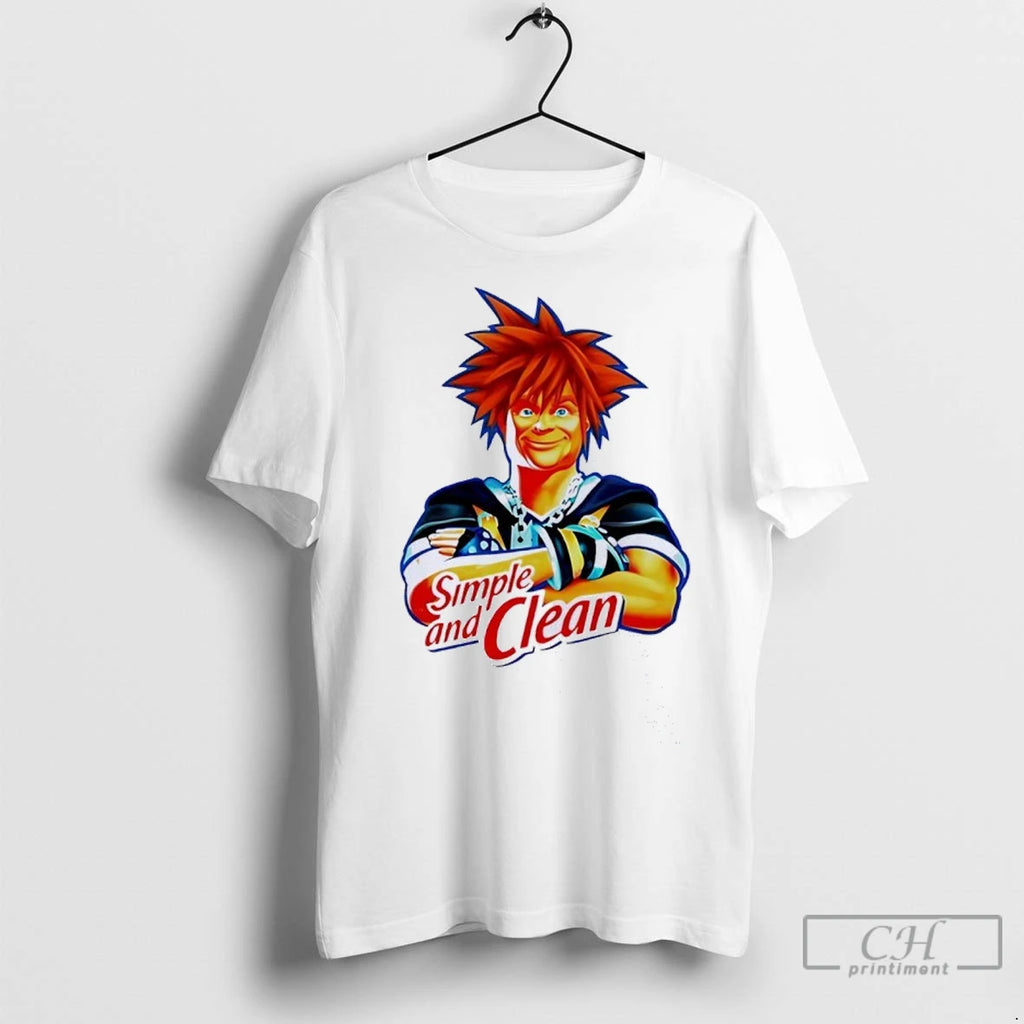 Simple And Clean Kingdom Hearts Mr Clean T Shirts