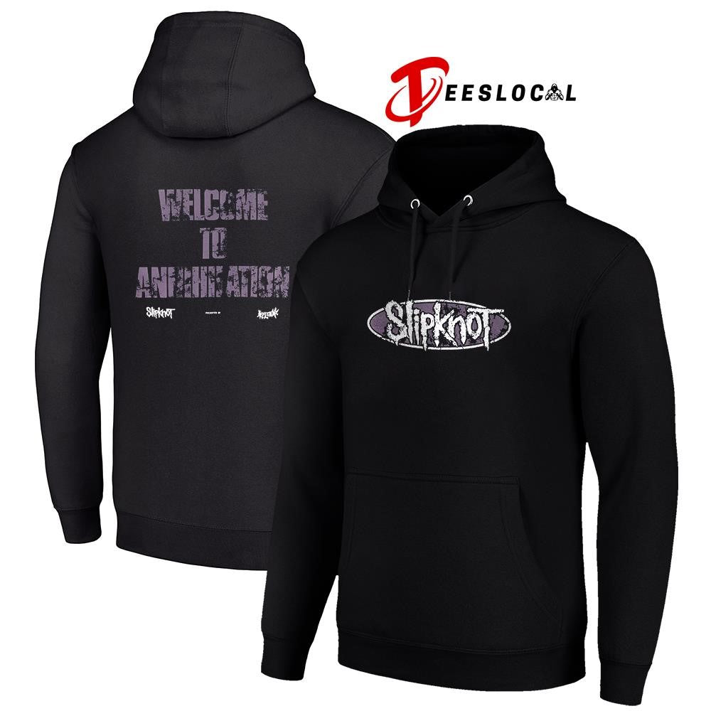 Slipknot X Welcome to Annihilation logo shirt