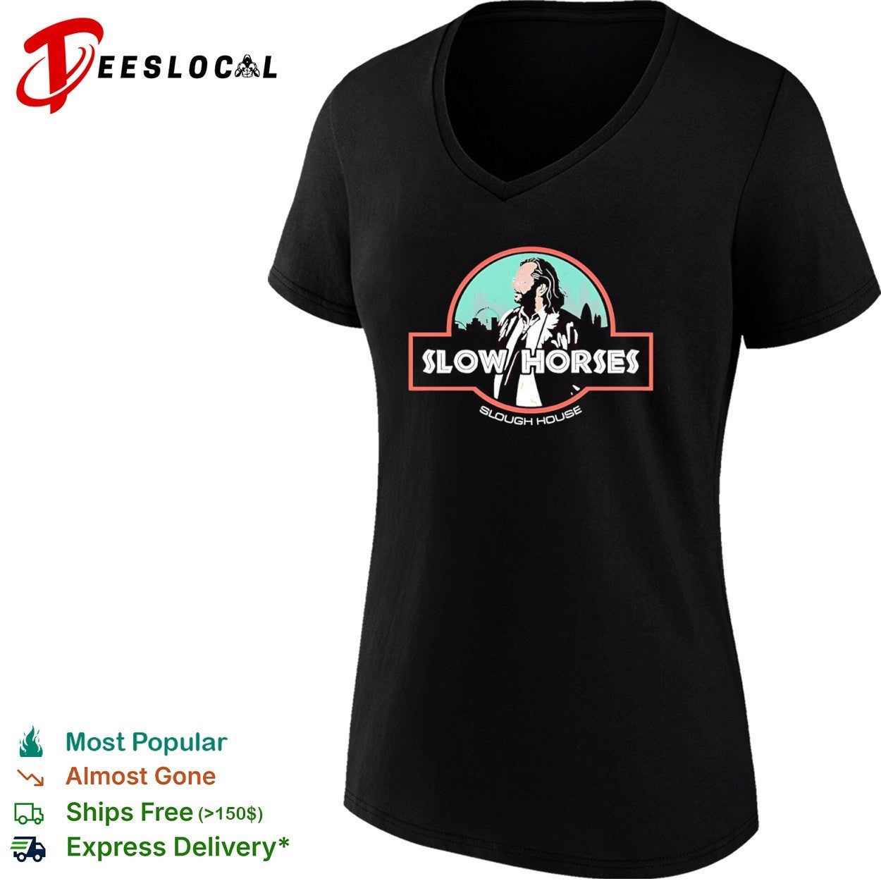 Slow Horses Slough House Logo Jackson Lamb shirt