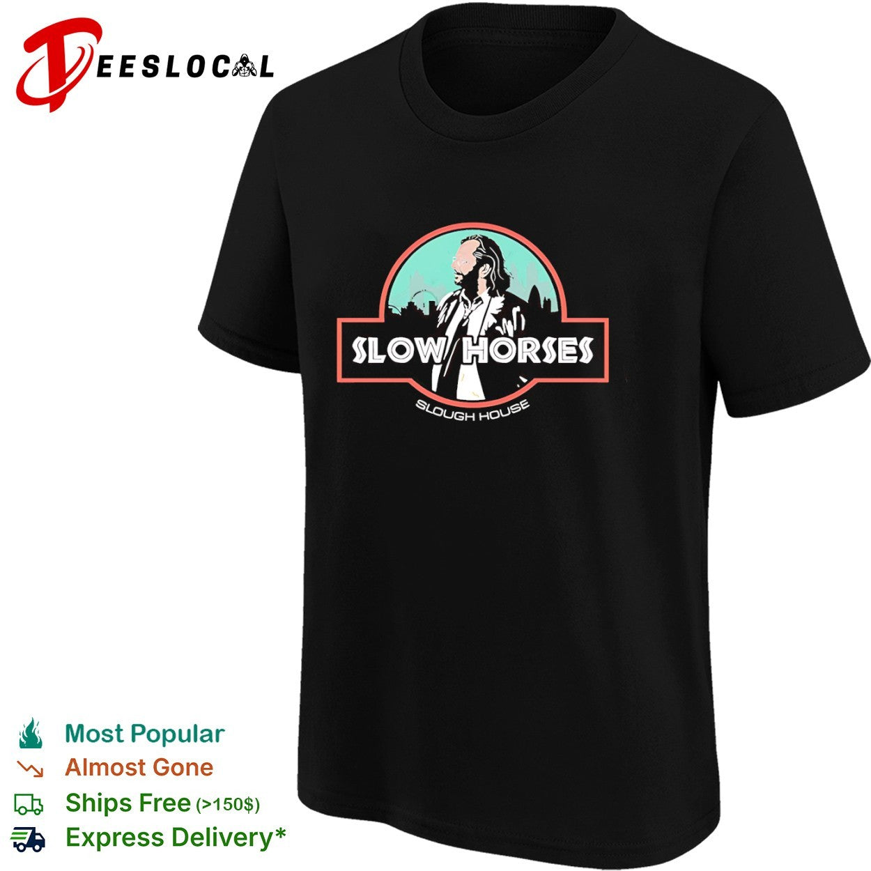 Slow Horses Slough House Logo Jackson Lamb shirt