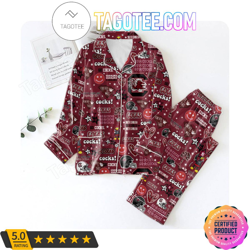 South Carolina Gamecocks Pattern Pajama Sets Sleepwear