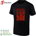 Spite winged demon sitting on throne in gothic cathedral servant of chaos shirt