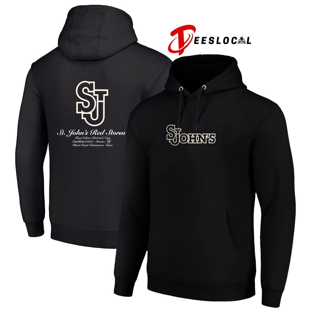 St. John’s Red Storm homecourt team colors est 1870 logo shirt