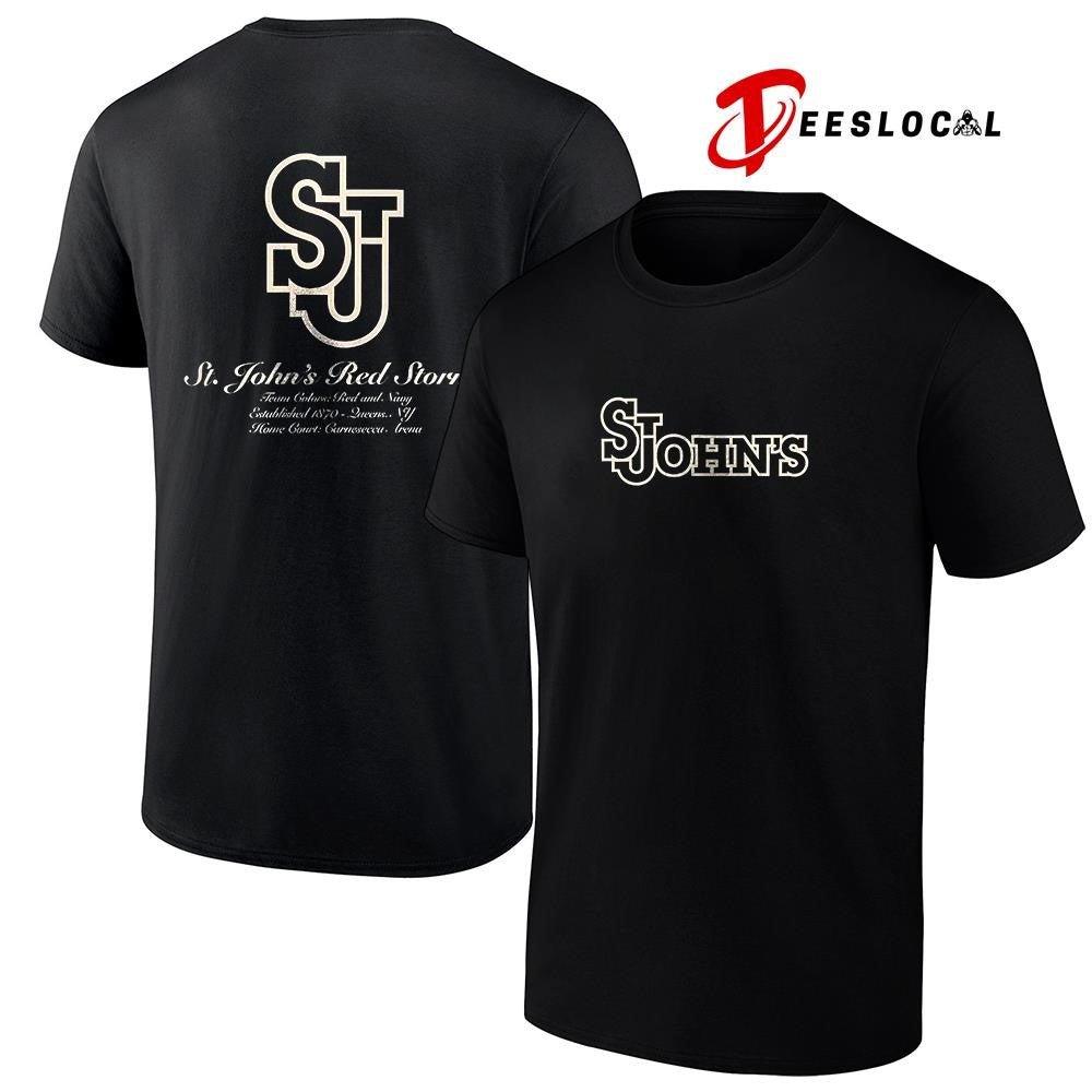 St. John’s Red Storm homecourt team colors est 1870 logo shirt