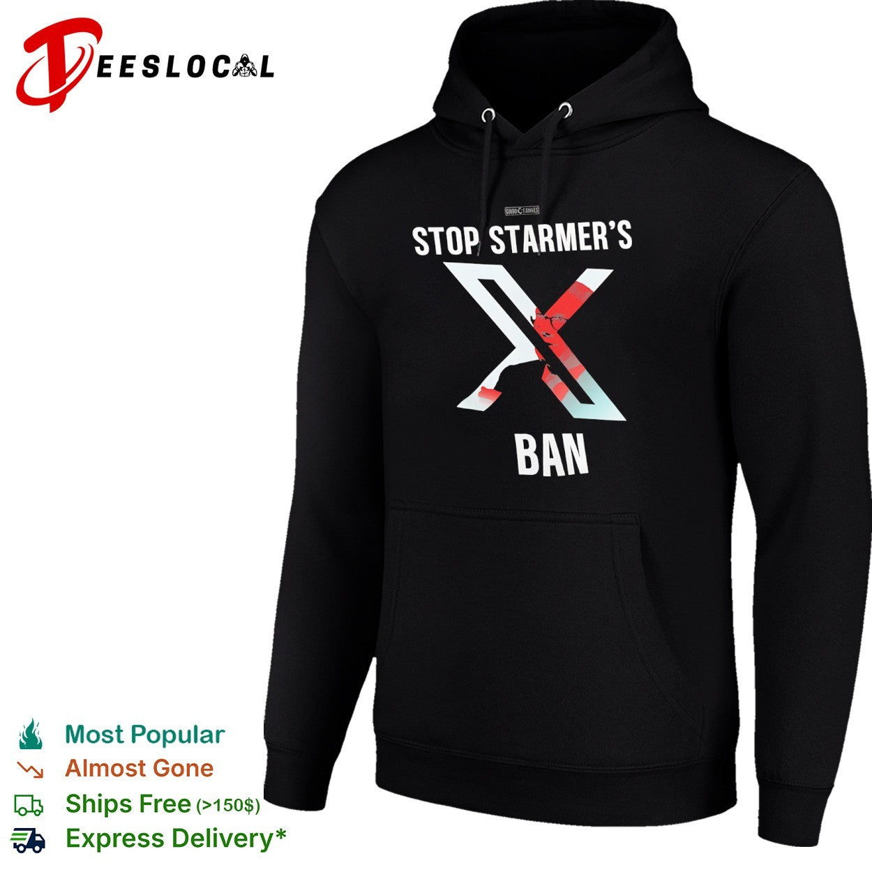 Stop Starmer’s X Ban Guido Fawkes Political shirt