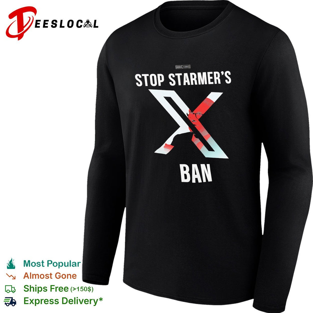 Stop Starmer’s X Ban Guido Fawkes Political shirt
