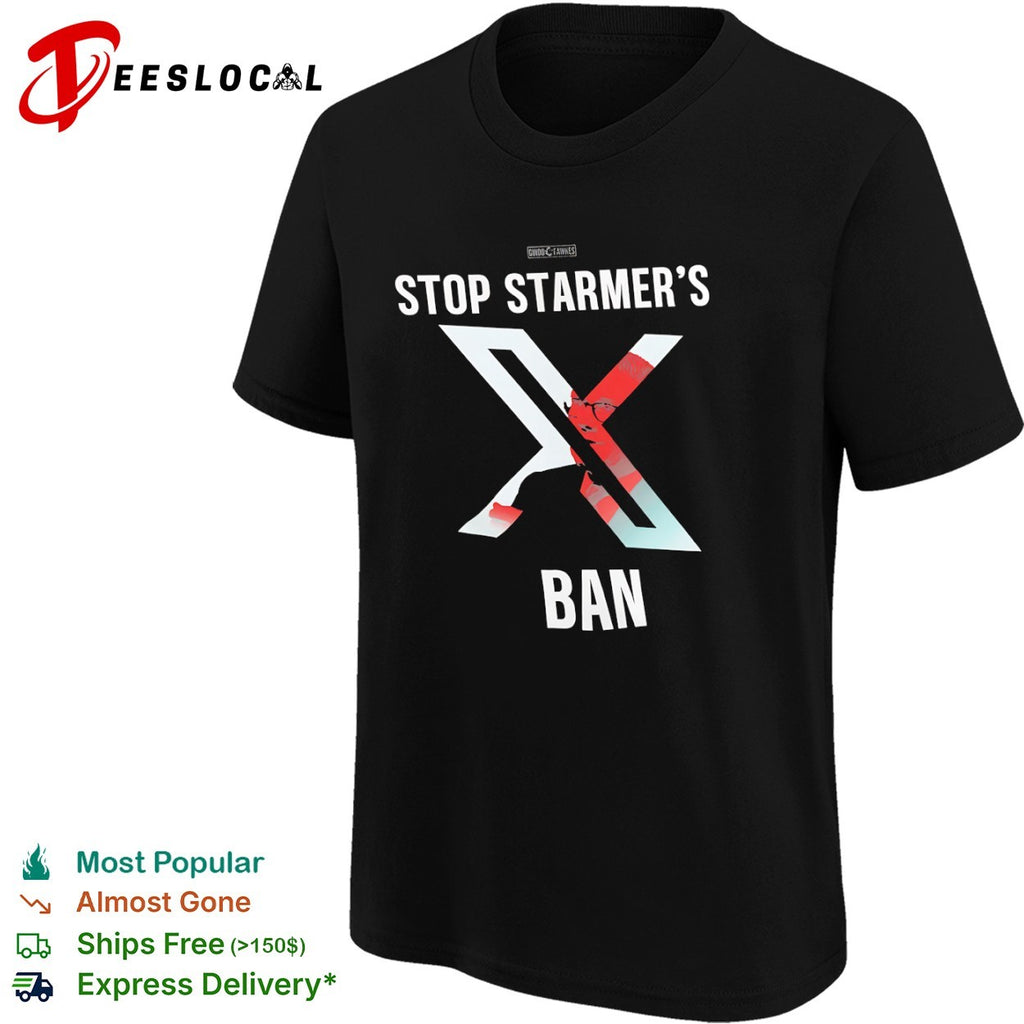 Stop Starmer’s X Ban Guido Fawkes Political shirt