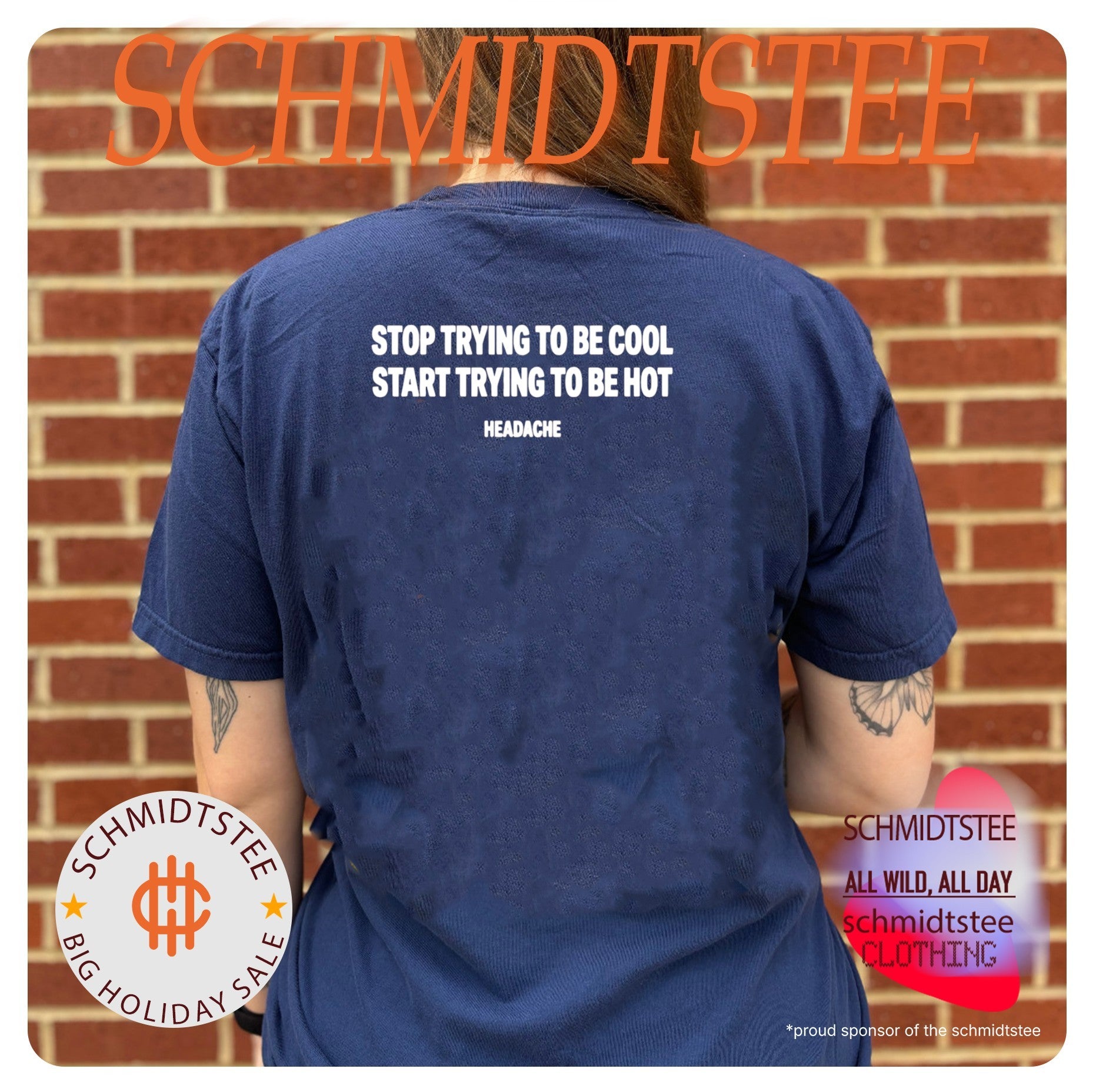 Stop trying to be cool start trying to be hot headache shirt