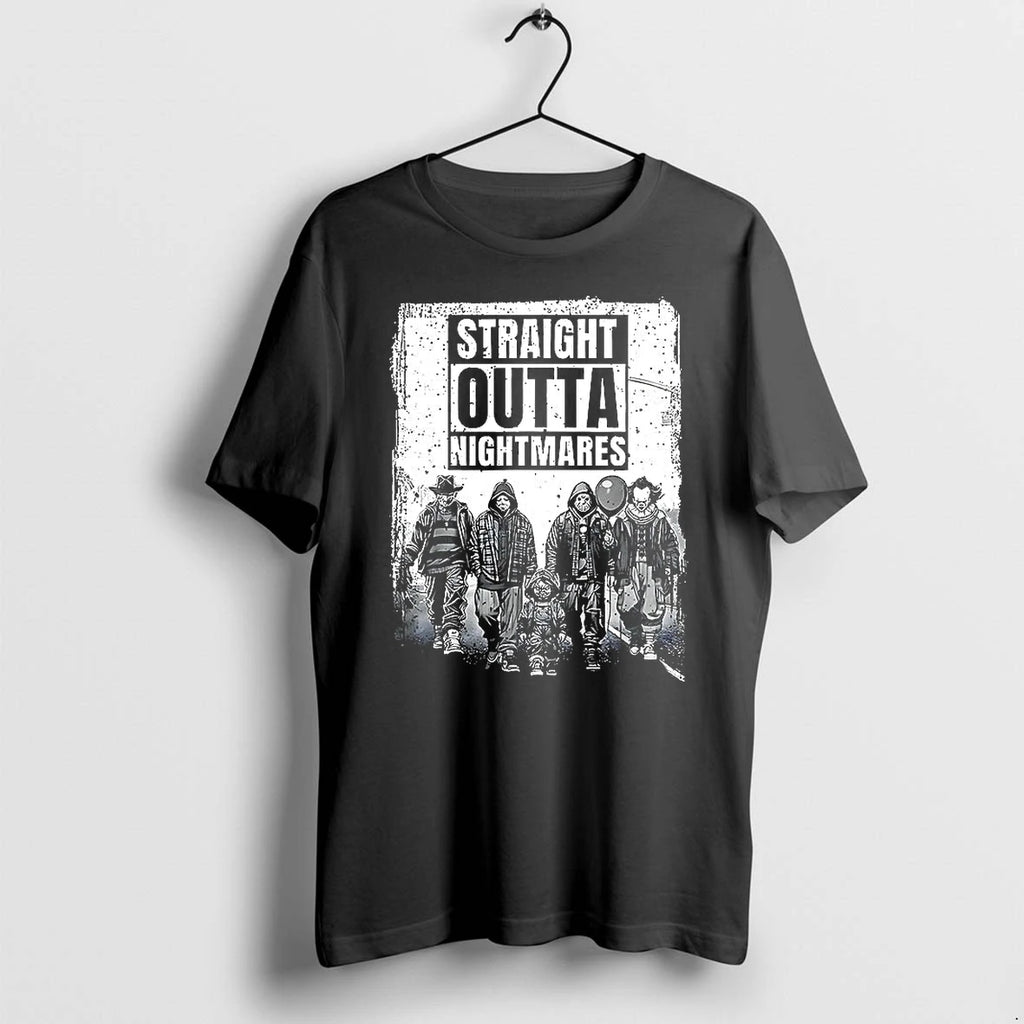 Straight Outta Nightmares Horror Halloween Scary Tshirts Sweater