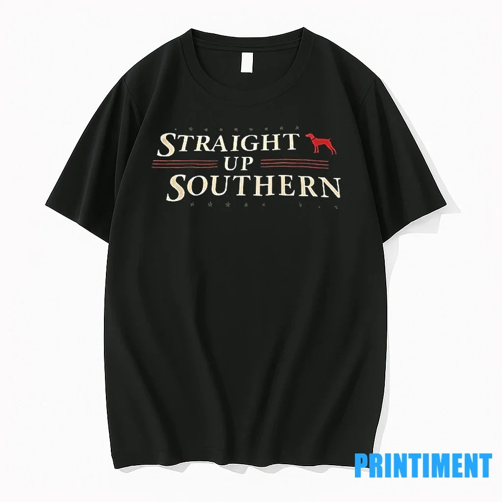 Straight Up Southern Red Dog Tshirts Sweater Unisex , , , Long Sleeve Tee