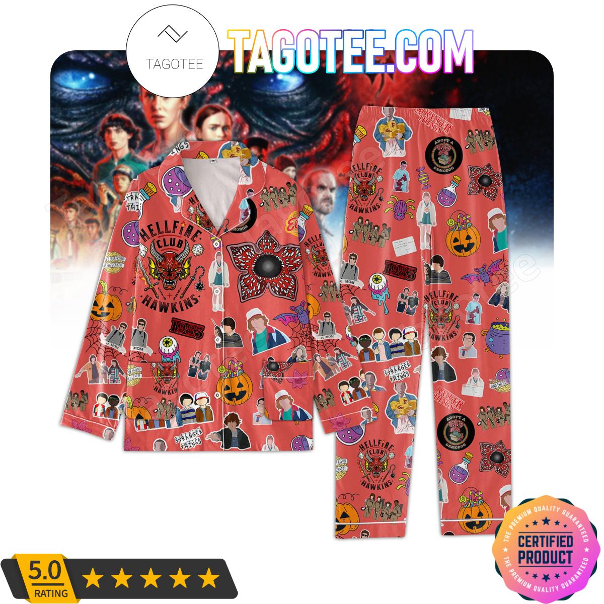 Strange Things Hellfire Club Hawkins Women’s Pajamas Set