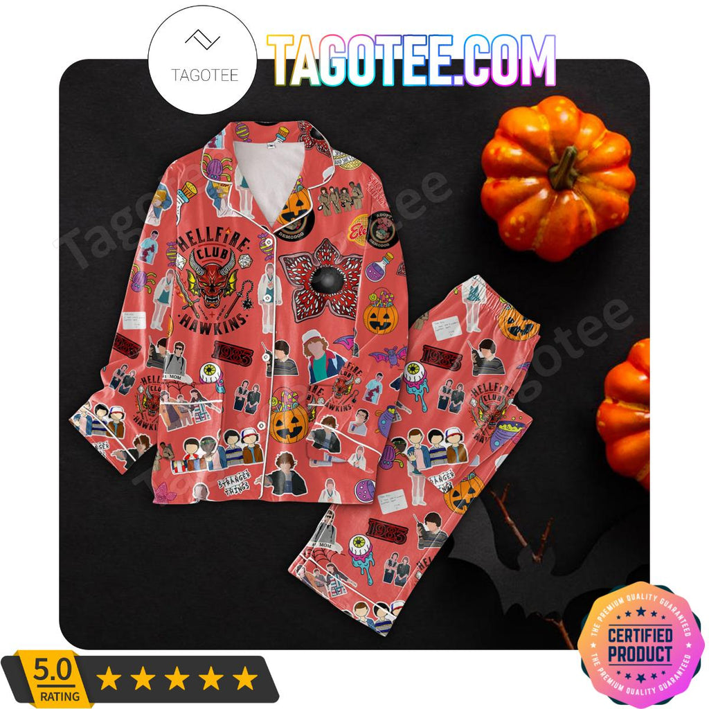 Strange Things Hellfire Club Hawkins Women’s Pajamas Set
