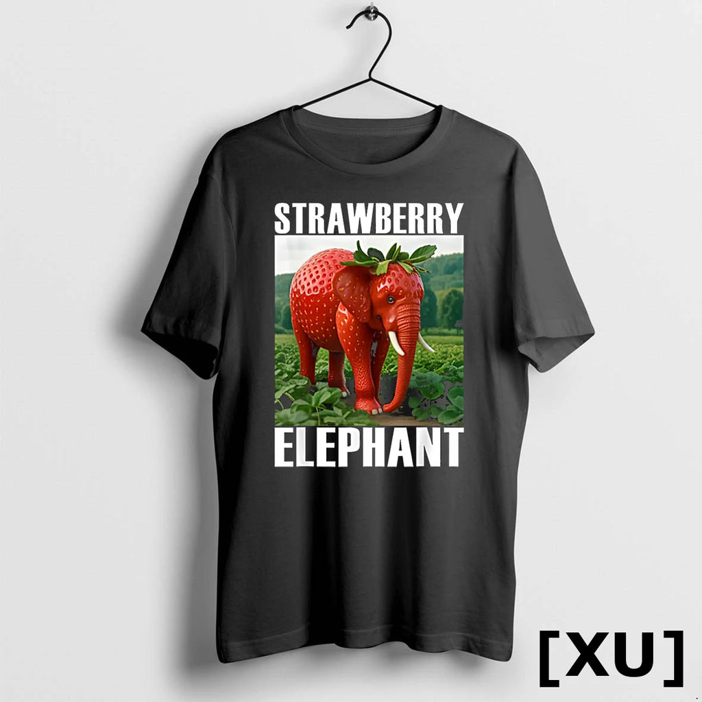 Strawberry Elephant Italian Brainrot Meme Tshirts Sweater